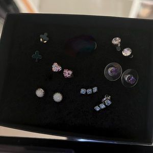 bundle of earrings